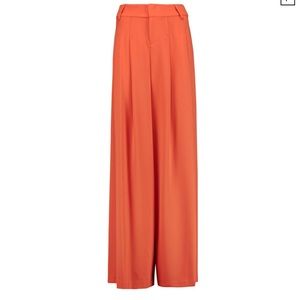 Alice and Olivia Orange Pants